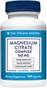 The Vitamin Shoppe Magnesium Citrate Complex 160MG, Mineral Supplement That Supports Bones, Teeth & Energy Production (100 Capsules)