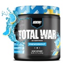 REDCON1 Total War Pre Workout - Beta Alanine + Citruline Malate Keto Friendly Preworkout pentru bărbați și femei cu 320mg de Cafeina - Fast Acting -Blue Lemonade (30 Serviri)