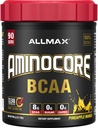 ALLMAX Nutritie AMINOCORE BCAA, Ananas Mango - 945 g Pulbere - 8.18 Grams de lant ramificat Amin Acidi Per Servire - cu vitamine B - Nu Fillers sau non-BCAA Aminos - Sugar Free - 90 Serviri