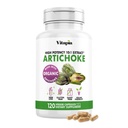 Vitapia Organic Artichoke Extract Supliment - Ficat Curățare Detoxifiere & Reparație, Sănătatea Ficatului, Digestion, Suport Antioxidant - 120 Capsule Vegane, Non OMG, Gluten gratuit