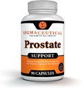Complexul de suport pentru prostate - Saw Palmetto & Beta Sitosterol cu scoarță Pygeum - Zilnic suport pentru fluxul urinar pentru bărbați - 90 capsule naturale de plante sterol