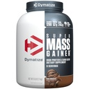 Dymatize Super Mass Gainer Proteine Pulbere, Ciocolata bogata, 52g Proteine, 1g Creatina, 1280 Calorii, 10.7g BCAAs, 245g carbohidrati, Conține pulbere de proteine, Izolat, și Casein (8 Serviri)