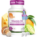 Zahler - Advanced Vitamina D3 50000 UI capsule (120 Conte) Kosher Vegetarian Friendly Vitamina D pentru Suport Imun, Bone, Teeth & Muscle Health - Weekly D3 Vitamin Supplement- Easy Swallow Vitamina D3.