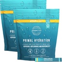 Primal Harvest Electroliti Pachete cu pulbere Hidratare primara, Pachete Easy Open, Energy Drink Mix 2 Package Bundle (Lemon Berry, 60 Packs)