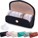 BAGSFY Weekly Pill Organizator de 2 ori pe zi într-o cutie de pilula din tesatura dragut, Sac de medicina, AM PM Pilula de 7 zile, Caz de călătorie medicament portabil pentru pastile, vitamine, uleiuri de pește, Suplimente.