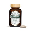 Greenworks Nature's Rest Melatonin Free Sleep Aid - Organic Herbal Supplement with Ashwagandha & Valerian Root - Vegan Capsule, 60 Count.