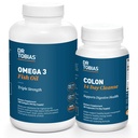 Dr. Tobias Omega 3 Ulei de pește și Colon 14 Ziua Curățare pentru Digestia îmbunătățită și sănătatea generală