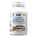 ANDREW LESSMAN Maximal Essential Omega-3 Nearomat, 30 Softgels - Ultra-Pure Omega-3 ulei de pește 1200 mg-High DHA, No Mercury Supplement-Small, Ușor de înghiţit capsule de ulei de pește