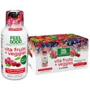 FeelGood Superfoods Vita Fructe și legume Suport Immune Shot Suplimente, Fructe Punch Flavor, Pachet de 10 Shoturi de imunitate, Immunity System Booster băutură făcută cu 25 de fructe și legume organice