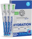 Sunwarrior Hydration Powder Electrolyte Packets Powder B12 Elderberry 