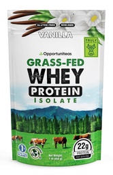 Opportuniteas Grass Fed Vanilla Whey Proteine Izolate Pulbere - 22g Proteine Pulbere fără îndulcitori artificiali, Hormone-Free Vaci, Non OMG - 1lb