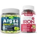 Vegan Omega 3 Gumries 1000mg + Iron Supliment 12,5mg