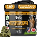 Pet Chef Lawn Saver, Soft Chew, Vegan Bacon! Canine Urine Yard Burn Stopper. Construiește Yards, protejează daune plante și ajută să crească înapoi Yards. Previne daune de pipi Yard