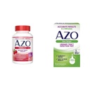 AZO Cranberry tract urinar Health Supplement & Infecția cu tractul urinar (UTI) Stripuri de testare, Rezultate exacte în 2 minute, testate clinic, ușor de citit rezultate, 3 Conte