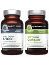 Calitatea vieții AHCC Kinoko Platinum Extract de ciuperci și Complexul de Imunomuno cu vitamina C - Ultimate Immune Support Bundle
