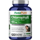 NusaPure Clorofill 200:1 Extract, 150 mg echivalent cu 30.000 mg per capsulă 120 Capse vegetariane (non-GMO, Vegan)