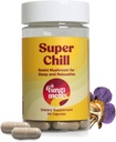Ciuperci Super Chill - supliment de ciuperci - Reishi Mushroom, Ashwagandha, Cortizol, L-Theanin, flori de pasiune - mai puțin stres și somn mai bun (60 capsule)