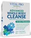 Vital Pro Naturals - Avansat întreg corpul curata cu lapte Thistle, Magneziu, Capul Aloe, şi plante aromatice pentru constipaţie ocazională şi eliminare sănătoasă, 2-Partea 14 zi Kit, 56 capsule