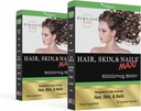 Purvana Max Păr, Piele, și unghii Vitamina - 5000mcg Biotina, Acid folic, DMAE, Extract de semințe de struguri - Una pe zi păr Vegan, piele, Nails Support - promovează producția de colagen - 30 Caps (Pachet de 2)