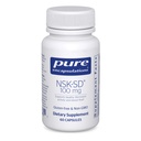 Încapsularea pură NSK-SD - 100 mg Nattokinază - pentru circulaţia normală a sângelui - susţine activitatea fibrinolitică * - Gluten Free & non- GMO - 60 capsule