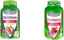 Vitafusion Melatonina 10mg Gummies 50 de zile de aprovizionare și gume de afine pentru femei 60 conte