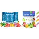 Venture Pal Sugar Free Electrolyte Powder Packets & Chewable Fast-Melt Electrolit Tablets, Sport Electrolyte pentru rularea ciclism nutriție