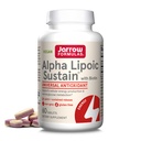 Jarrow Formulas Alpha Lipoic Sustain with Biotin, 300 mg Alpha Lipoic Acid, Universal Antioxidant, Dietary Supplement, 60 Vegan Tablets, Până la o aprovizionare de 60 zile
