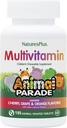 NaturesPlus Animal Parade pentru copii Multivitamine masticabile - 180 comprimate de origine animală, Pachet de 3 - Asortate naturale arome - Vegan, Gluten gratuit - 270 Serviri totale