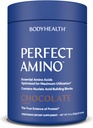 BodyHealth Perfect Amino Powder - BCAA și EAA pulbere pentru antrenament Pre și Post - Amino Acid Energie băutură pentru bărbați și femei pentru a sprijini Lean musculare și de recuperare - Ciocolată - 60 Serviri