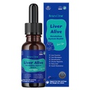 Ficat Alive Sistem metabolic Sănătate pentru câini și pisici - Funcția, Fatty, Detoxifiere, Hepatită cronică cu SILIPHOS®, TUDCA, Same Vegan Bacon Flavor (60ml)