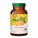 Megafood Complex C - Vegan Immune Supplement with Vitamina C 250 mg, Made with Real Food Inclusiv Orange, Cranberry & Brown Rice, Gluten-Free, Kosher - 60 Tablets, 60 Servings