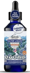 Optivida Health Lichide de argint ondulat (4 oz) 
