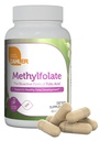 Zahler Metilfolat - Susţine dezvoltarea fetală sănătoasă şi sănătatea genetică - Acid folic metilat de la 1000 mcg DFE L-metilfolat - Kosher Non OMG Folat Supliment pentru femei (60 capsule)