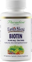 Paradise Herbs Earth's Blend Biotin Supplement, Hair, Skin & Nails, Whole Body Health, Vegan, Non-GMO, Gluten Free, 90 Vegetarian Capsule