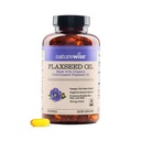 NatureWise Flaxseed Oil 1200 mg, Fish Free Omega 3 6 9 cu 720mg ALA, Dietary Supplement for Heart Health Support - Organic, Rece Presed, Non-GMO - 120 Softgels[4-Month Supply]