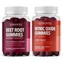 HAVASU NUTRITION Gume de oxid azotic cu L-Arginină și rădăcină de sfeclă (1 lună de aprovizionare) și rădăcini de sfeclă cu COQ10 și rodie (1 lună de aprovizionare)