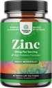 Zinc 50mg Supplement de sprijin imun - Zinc Complex suplimentar pentru sistemul imunitar și de a îmbunătăți pielea de păr și unghii Vitamine - ușor de înghițit comprimate zilnice potent pentru adulți
