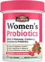 Probiotice pentru femei, 120 miliarde CFU cu prebiotice Cranberry D-Mannose & Enzime, Digestive Vaginal & Uurinar Tract Health, 30 Capace întârziate-Release