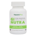 NaturasPlus GI Natural Total Digestive Wellness - 90 Bi-Layered Tablets - cu L-glutamină, Probiotice, Prebiotice și enzime - Gluten gratuit - 30 Serviri