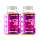 Vitamatic Folic Acid Gumies 1000 mcg (1 mg) 