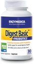 Enzymedica - Digest Basic + Probiotice, Enzime digestive esentiale cu Probiotice, 30 capsule FFP