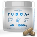TUDCA+ 1000 mg supliment de sare pentru suport hepatic, detoxifiere, Digestive Health, și Skin Health - Made in The USA (60 Vegan Capsule)