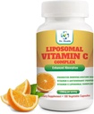 Vitamina lipozomala C 1200 mg per unitate de servire 180 Capsule Veggie per flacon Suplimente cu vitamina C de înaltă absorbţie Suplimente Fat Soluble Vit C Antioxidant puternic cu sistem imunitar de suport făcut în SUA