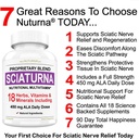 Sciatic Nervi de ajutor suplimentar cu 450 mg Alpha Acid lipoic - 18 in 1 Super Formula pentru spate inferior, Hip, Lumbar, Thigh, picior, picior - cel mai bun suport natural Sciatic Nervi ajutor - 90 capsule