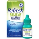 Refresh Relieva pentru Contacte Picături oculare lubrifiante pentru ochi uscaţi, 0.27 Fl Oz Steril