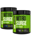 Fabrica Jacked NITROURGE Supliment de antrenament pre pentru energie, câştiguri de putere instant, clar focalizare, şi pompe intense (Blue Raspberry, 30 Servings & Arctic White, 30 Servings)
