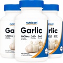 Nutricost Usturoi 1000mg, 240 Softgels (3 sticle) - Odorless, Premium Gluten gratuit Supliment