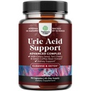 Extract de fasole verde de cafea pentru acidul uric Cleanse & Detoxifiere - Fasole verde de cafea cu turmeric, tartă de cireşe şi seminte de telina pentru adulţi - Acid uric zilnic Flush pentru articulaţii Suport & renal Curăţător 