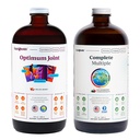 LIQUIDHEALTH Optimum Joint Glucosamină Chondroitin Supliment & Complete Multivitamine multiple zilnic Bundle pentru bărbați și femei - Suport imun, Sănătatea articulară osoasă, Alimente întregi - Statele Unite ale Americii Made, Vegan, Non-GMO