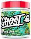 GHOST Greens Powder, Lime - 30 Servings - 19 Superfood Greens & Reds pulbere, fructe, legume, Spirulina, & Chlorella, Prebiotice, 10 miliarde CFU Enzime probiotice și digestive - Gluten-Free